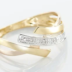Histoire d'Or Bague Ainhoa Or Tricolore Diamant Clearance