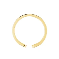 Histoire d'Or Bague Ajustable Abram Acier Doré Edelstahl Gelbgold New