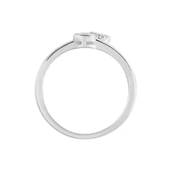 Histoire d'Or Bague Ajustable Mechte 1 Argent Blanc Oxyde De Zirconium Sale