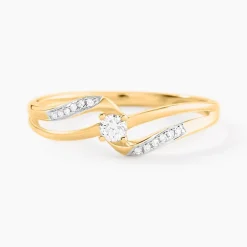 Histoire d'Or Bague Aksinya Or Jaune Diamant Outlet