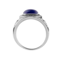 Histoire d'Or Bague Aleksei Argent Blanc Lapis Hot