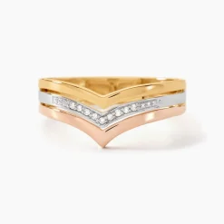 Histoire d'Or Bague Alix Or Tricolore Diamant Sale