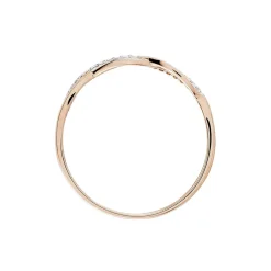 Histoire d'Or Bague Alizee Or Rose Diamant Sale