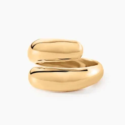 Histoire d'Or Bague Amae Plaque Or Jaune New