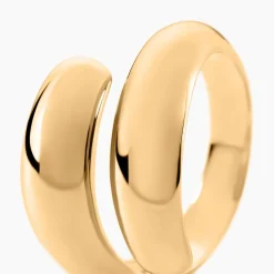 Histoire d'Or Bague Amae Plaque Or Jaune New