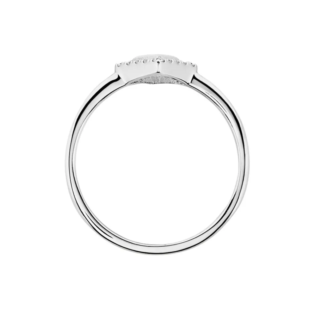Histoire d'Or Bague Amane Argent Blanc Oxyde De Zirconium Sale