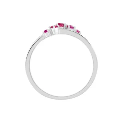 Histoire d'Or Bague Amarylis Diamant or blanc rubis