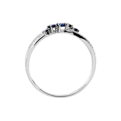 Histoire d'Or Bague Amarylis Diamant or blanc saphir Online