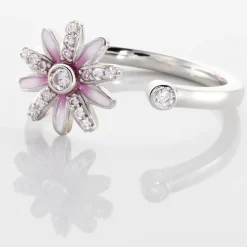 Histoire d'Or Bague Ambrose Argent Bicolore Oxyde De Zirconium Sale