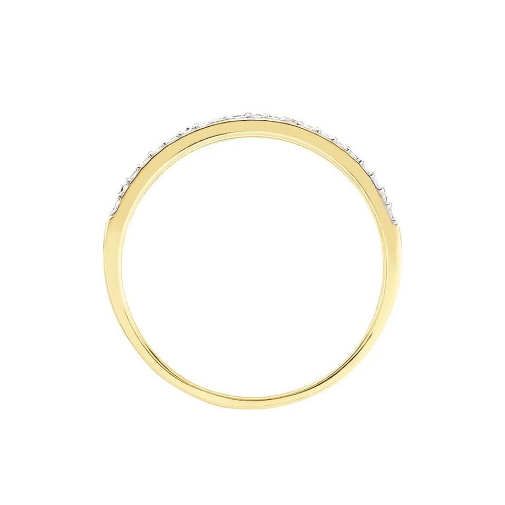 Histoire d'Or Bague Amias Or Jaune Emeraude Diamant or jaune émeraude Discount