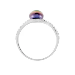 Histoire d'Or Bague Anais Or Blanc Perle De Culture Et Oxyde De Zirconium Online