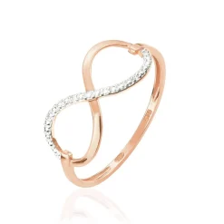 Histoire d'Or Bague Anais Or Rose Diamant New