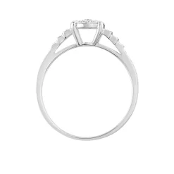 Histoire d'Or Bague Andreas Or Blanc Diamant Discount