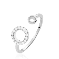 Histoire d'Or Bague Andria Argent Blanc Oxyde De Zirconium