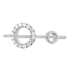 Histoire d'Or Bague Andria Argent Blanc Oxyde De Zirconium