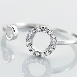 Histoire d'Or Bague Andria Argent Blanc Oxyde De Zirconium