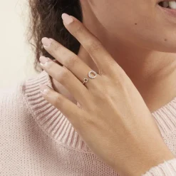 Histoire d'Or Bague Andria Argent Blanc Oxyde De Zirconium