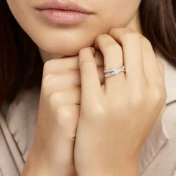 Histoire d'Or Bague Anelyse Or Blanc Oxyde De Zirconium Online