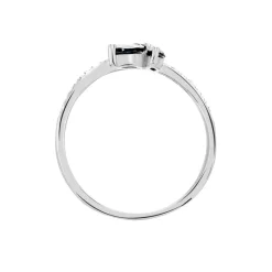 Histoire d'Or Bague Angie Or Blanc Saphir Diamant Online