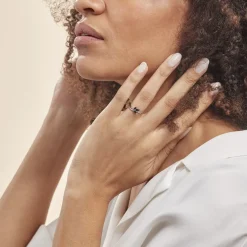 Histoire d'Or Bague Angie Or Blanc Saphir Diamant Online