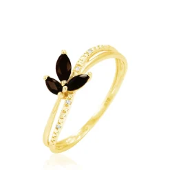 Histoire d'Or Bague Angie Or Jaune Quartz Et Diamant Best