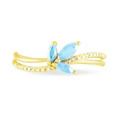 Histoire d'Or Bague Angie Or Jaune Topaze Et Diamant Online