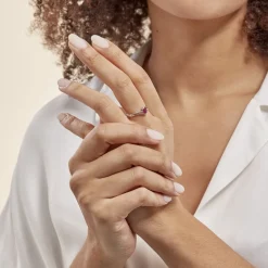 Histoire d'Or Bague Anja Et Diamant or blanc rubis Best