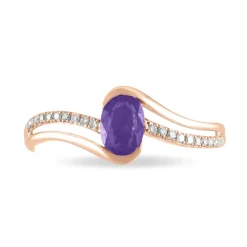 Histoire d'Or Bague Anja Or Rose Amethyste Et Diamant Sale