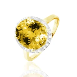 Histoire d'Or Bague Anna Or Jaune Citrine Et Diamant Outlet