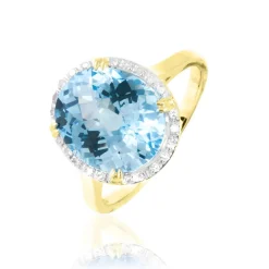 Histoire d'Or Bague Anna Or Jaune Topaze Et Diamant