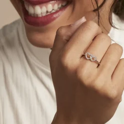 Histoire d'Or Bague Anne-ael Argent Blanc Oxyde De Zirconium Hot