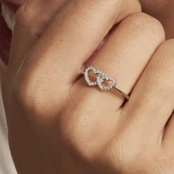 Histoire d'Or Bague Anne-ael Argent Blanc Oxyde De Zirconium Hot