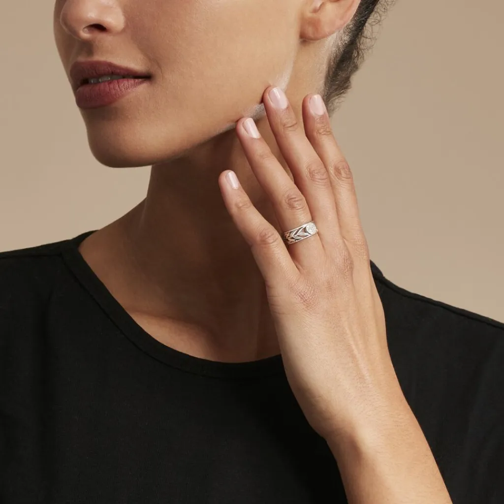 Histoire d'Or Bague Appius Argent Blanc Oxyde De Zirconium New