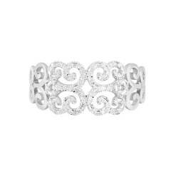 Histoire d'Or Bague Arabesque Or Blanc Diamant Online