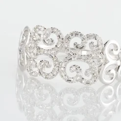 Histoire d'Or Bague Arabesque Or Blanc Diamant Online