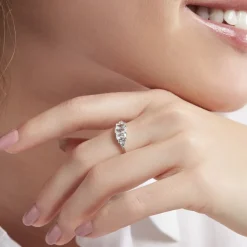 Histoire d'Or Bague Aranka Argent Blanc Oxyde De Zirconium