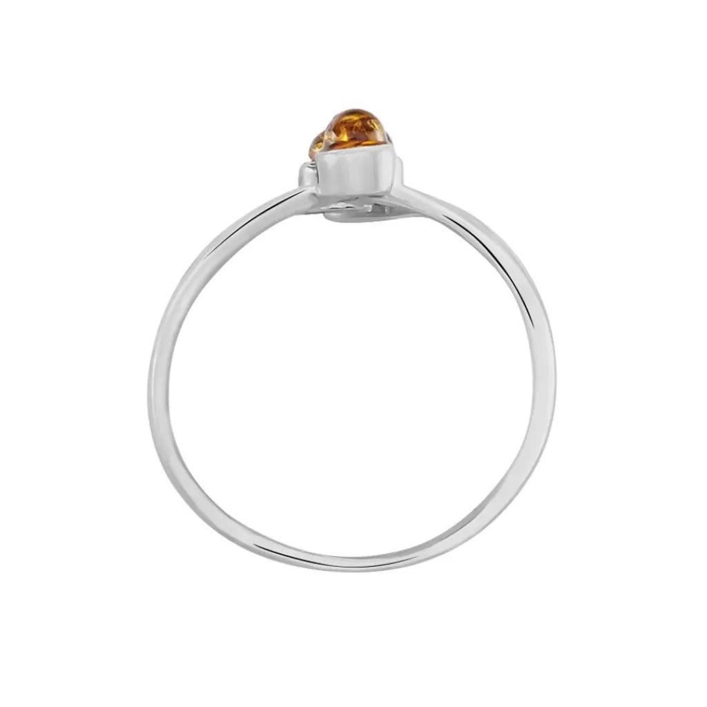 Histoire d'Or Bague Argent Blanc Accorus Ambre Online
