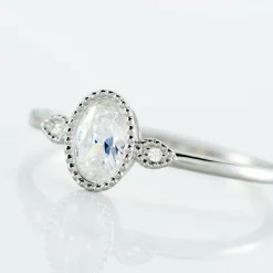 Histoire d'Or Bague Argent Blanc Afonso Oxyde De Zirconium Discount