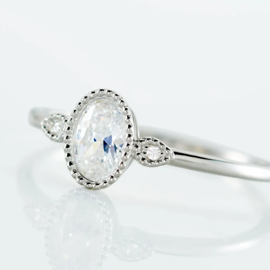 Histoire d'Or Bague Argent Blanc Afonso Oxyde De Zirconium Discount