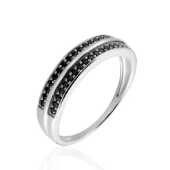 Histoire d'Or Bague Argent Blanc Agapios Oxydes De Zirconium New