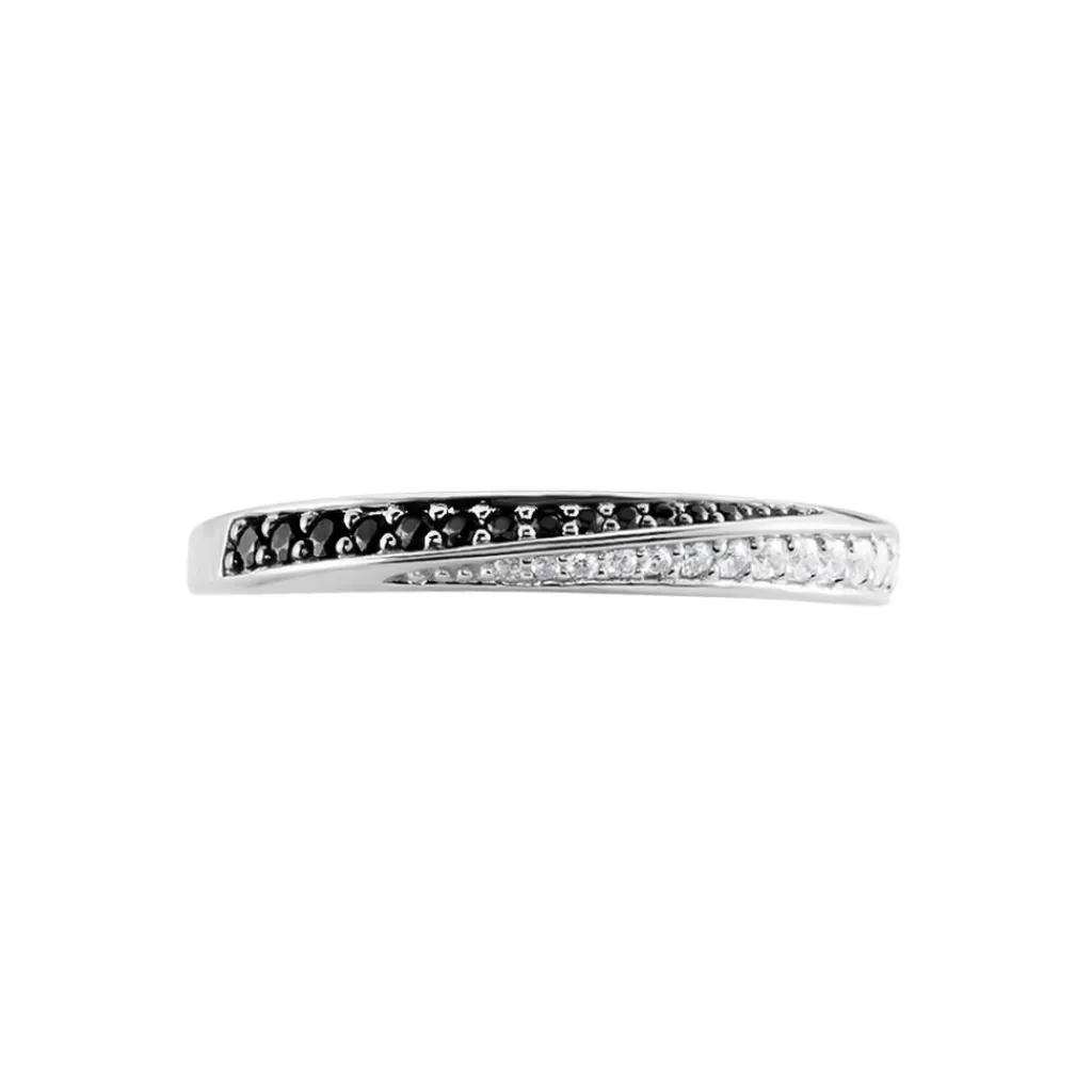 Histoire d'Or Bague Argent Blanc Agoston Oxydes De Zirconium New