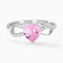 Histoire d'Or Bague Argent Blanc Atieno Oxyde De Zirconium argent blanc oxyde rose Best