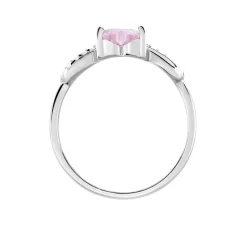Histoire d'Or Bague Argent Blanc Atieno Oxyde De Zirconium argent blanc oxyde rose Best