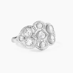 Histoire d'Or Bague Argent Blanc Boulonnaise Oxydes De Zirconium Outlet