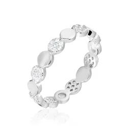 Histoire d'Or Bague Argent Blanc Capricia Oxydes De Zirconium New