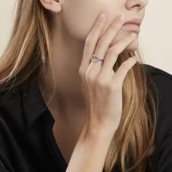 Histoire d'Or Bague Argent Blanc Caprina Oxydes De Zirconium New