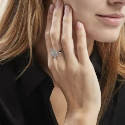 Histoire d'Or Bague Argent Blanc Catherine Oxydes De Zirconium Discount