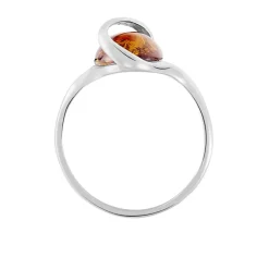 Histoire d'Or Bague Argent Blanc Leeloo Ambre Outlet