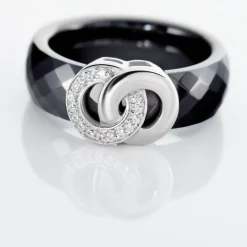 Histoire d'Or Bague Argent Blanc Valérie Oxyde De Zirconium Et Céramique Clearance