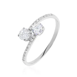 Histoire d'Or Bague Arista Or Blanc Oxyde De Zirconium Online